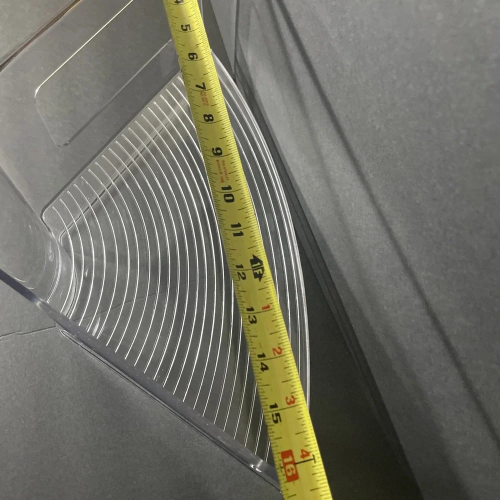 2 Large Clear corner shelf Pieces‎